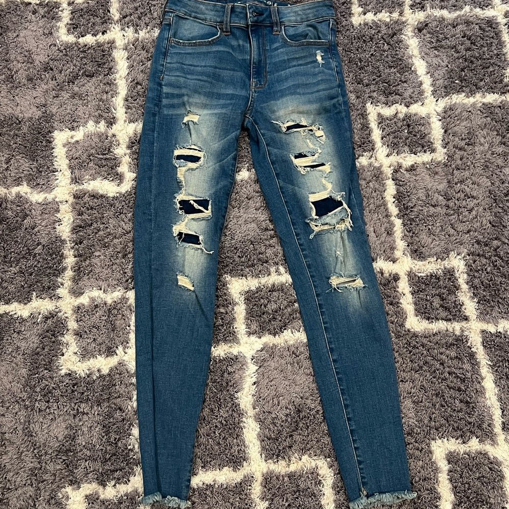 American Eagle super stretch jean- worn once- size 6